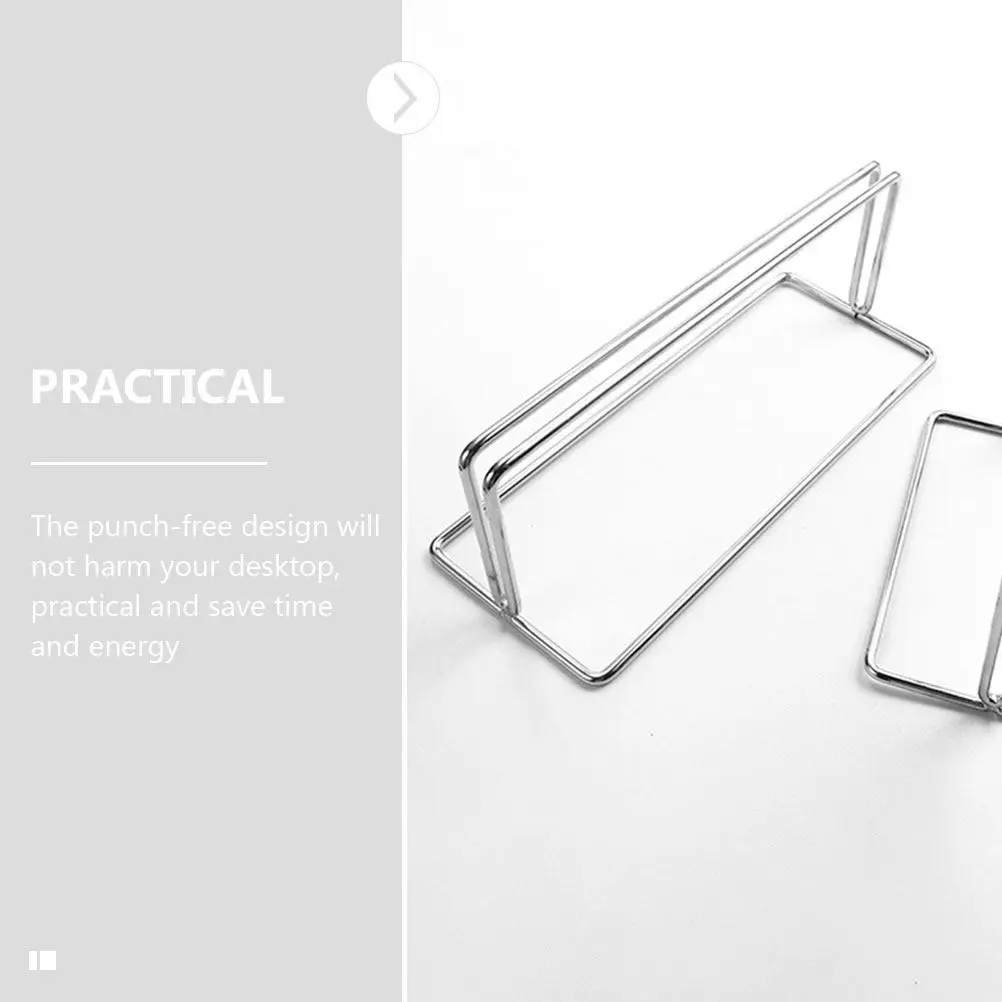 Desktop Screen Clip Multi-Purpose Divider Panel Clip Smooth Punch-Free Baffle Holder Suitable for Office Company School Home
