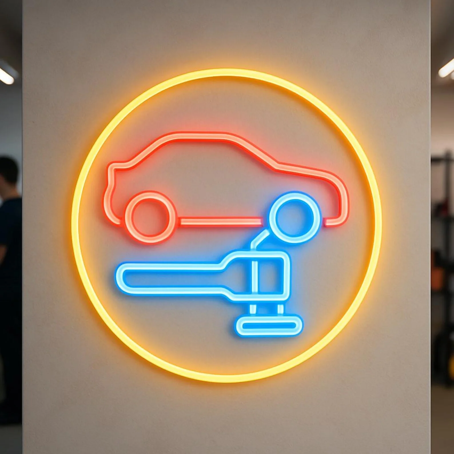 Polishing and Varnish Restoration Studio Neon Sign, Detailing Studio Light, Polishing Auto Led Sign, Car Neon Decor
