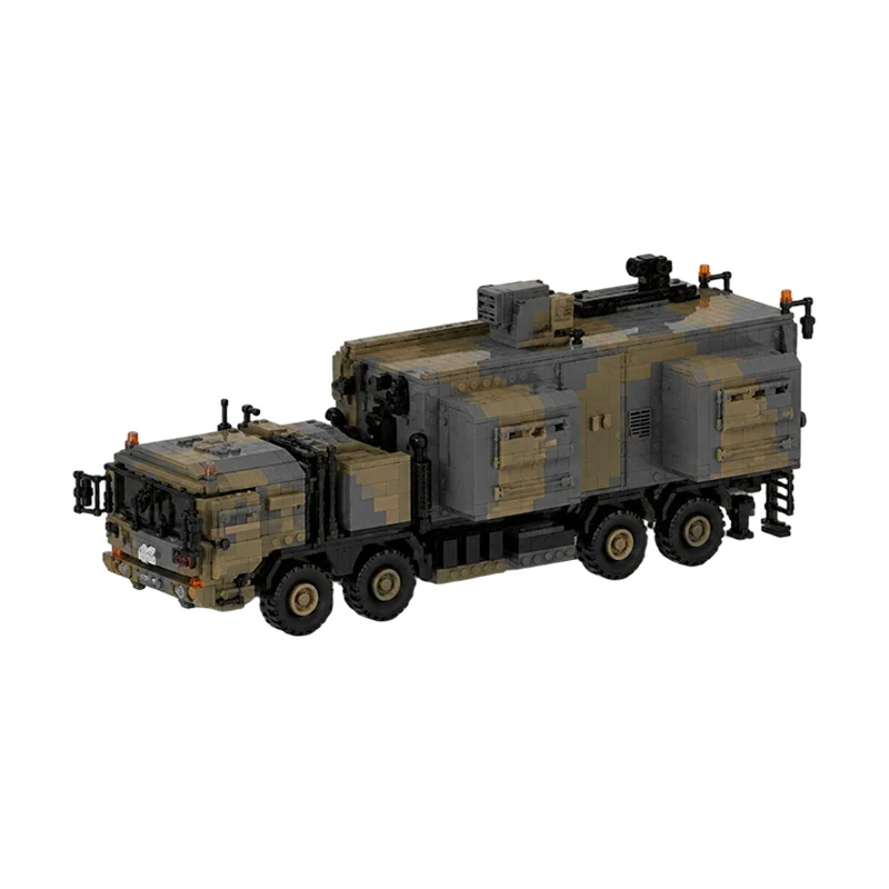 Heavy Strategic Support Vehicle Model MOC Building Bricks War Equipment Modular Technology Gifts Holiday Assemble Toys Suit