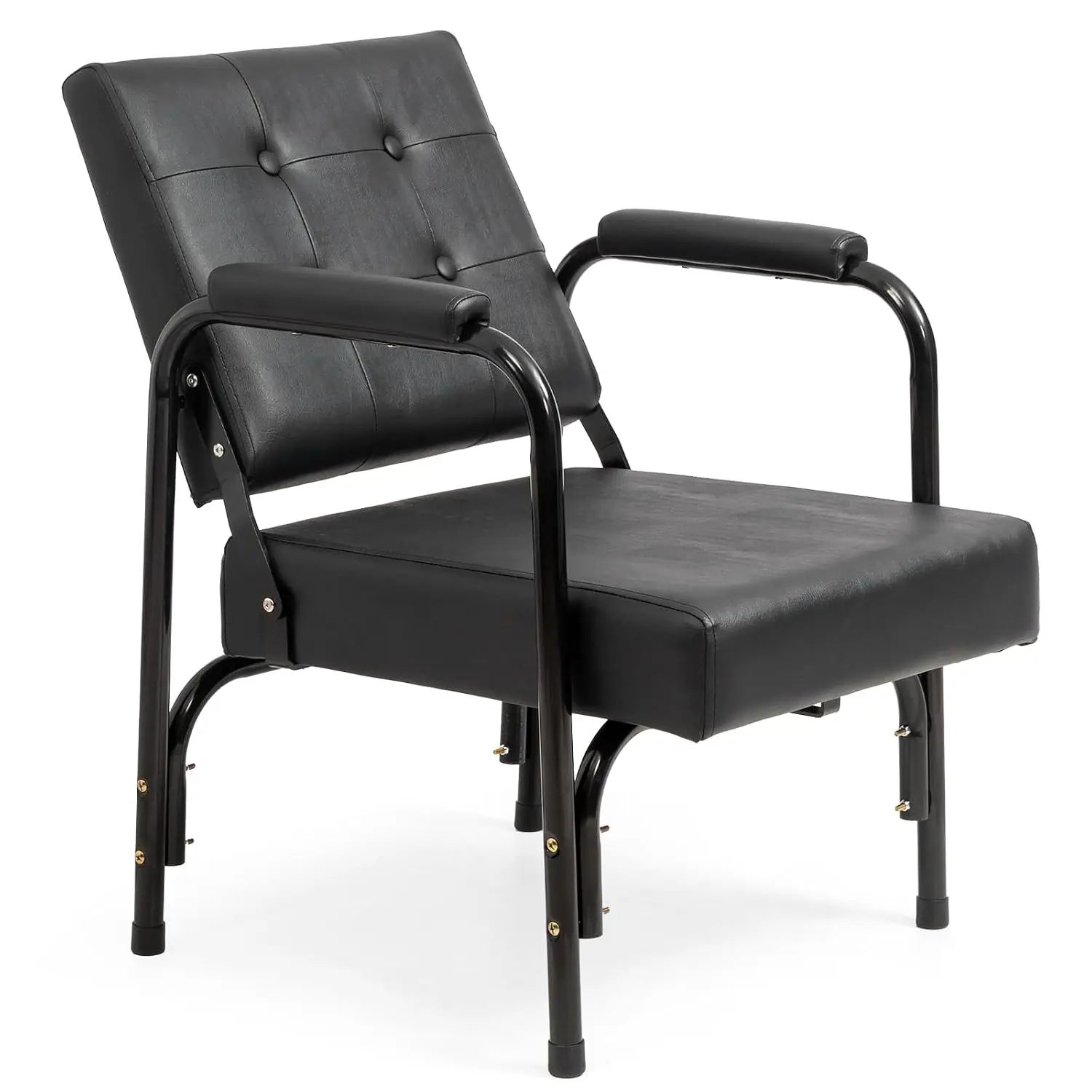 Auto Recline Shampoo Chair, Portable Barber Chair 330LBS Capacity, Tilted Backrest for Salon & Spa, Customized