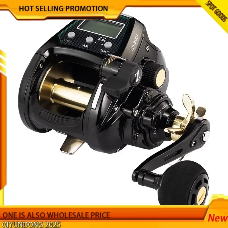 

Ezh5000r LED Panel Aluminum Alloy Rocker Arm Electric Winch Wheel Three Key Control Crafted For Sports Entertainment Fishing