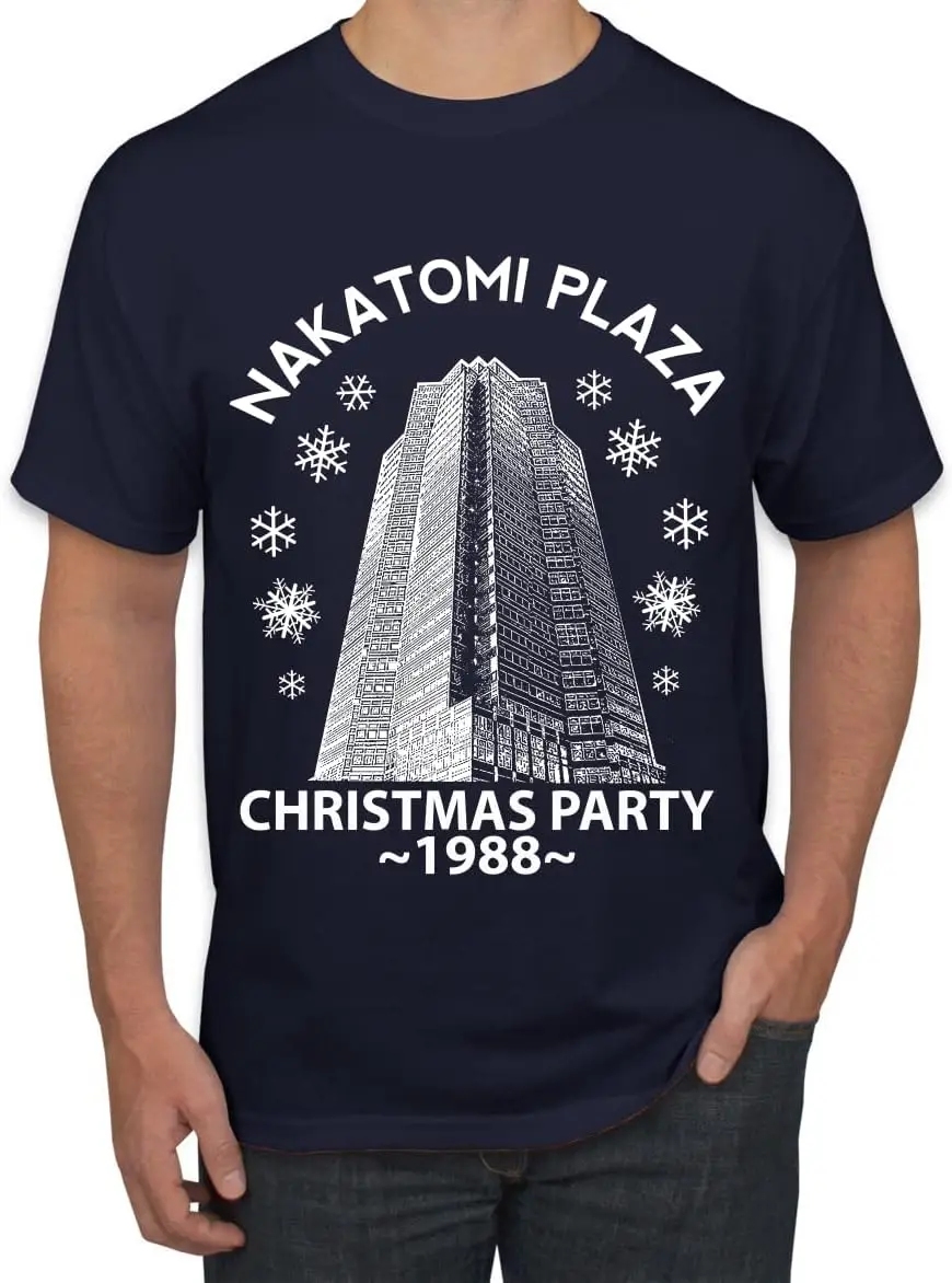 Season's Greeting from Nakatomi Plaza Ugly Christmas Sweater Men's T-Shirt