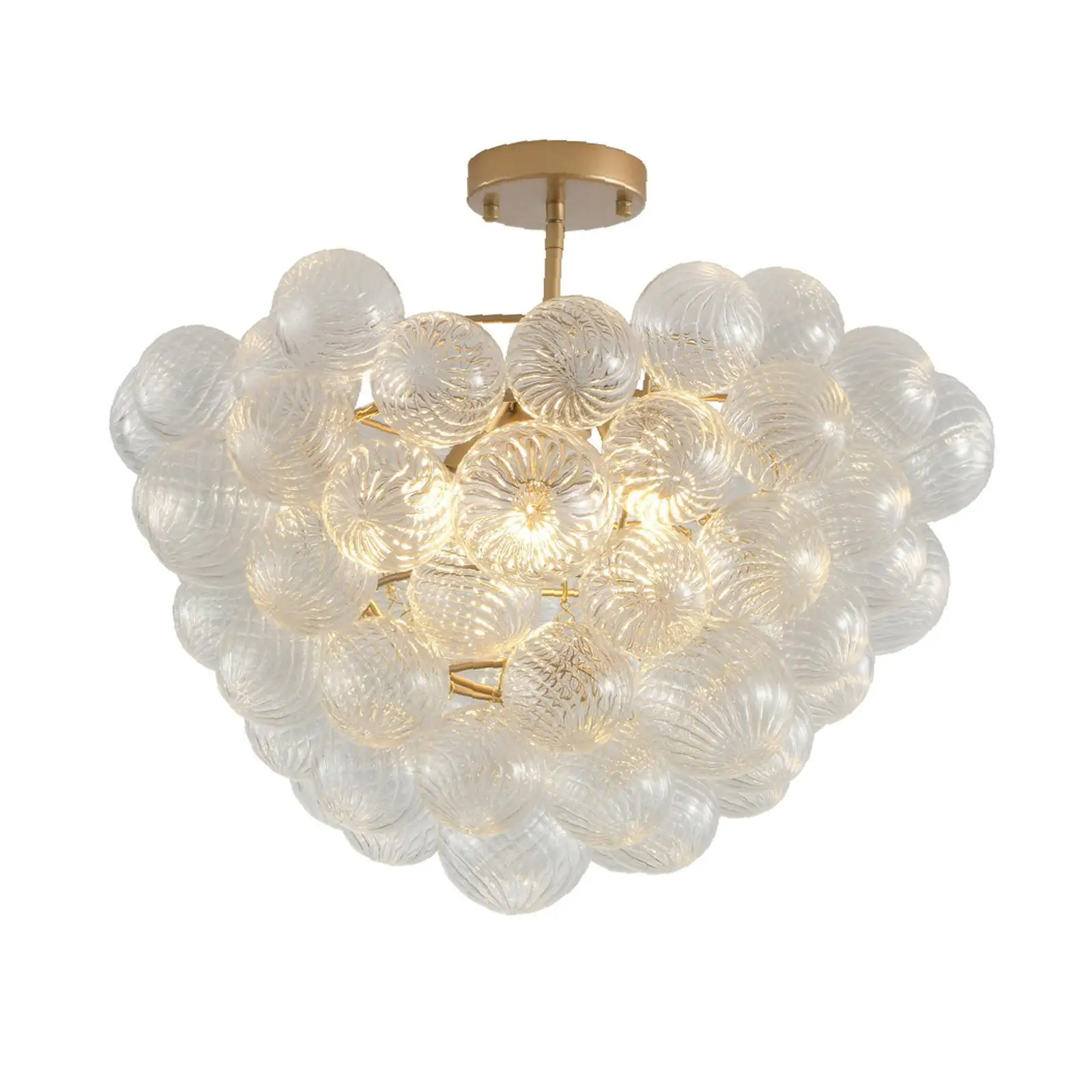 

Современный золотой подвесной светильник 20 дюймов с плафоном из стекла для освещения кухни и столовой