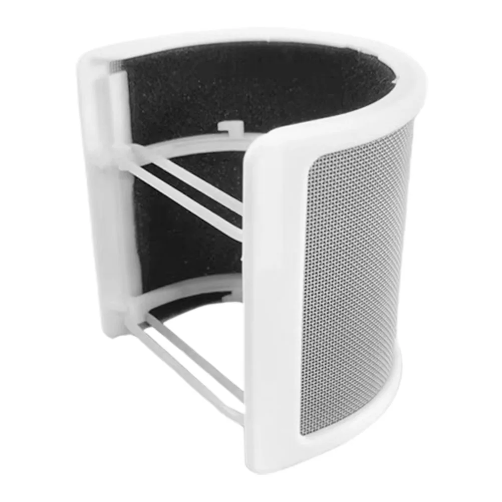 

U Shaped Microphone Windscreen Cover Handheld Mic Pop Filter Noise Reduction Splash Guard Recording Shield Pop Filter for Mic