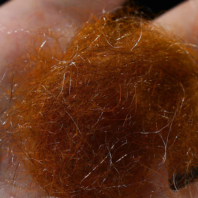 8 Colors Hare\'s Ear Plus Antron Dub with Rabbit Guard Hair Nymph Scud Dub Fly Tying Material for Buggy Nymphs and Caddis Emerger