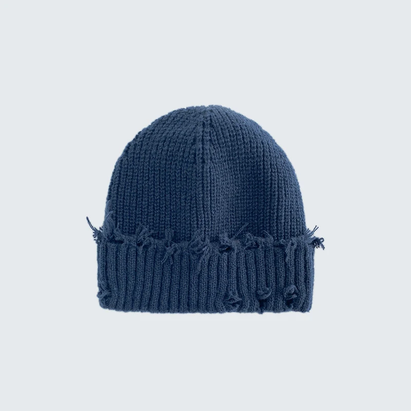 1 Stück Strickmütze für Herbst und Winter, modische, elastische Mütze mit Löchern, geeignet für Erwachsene und Jugendliche. – Detail 9