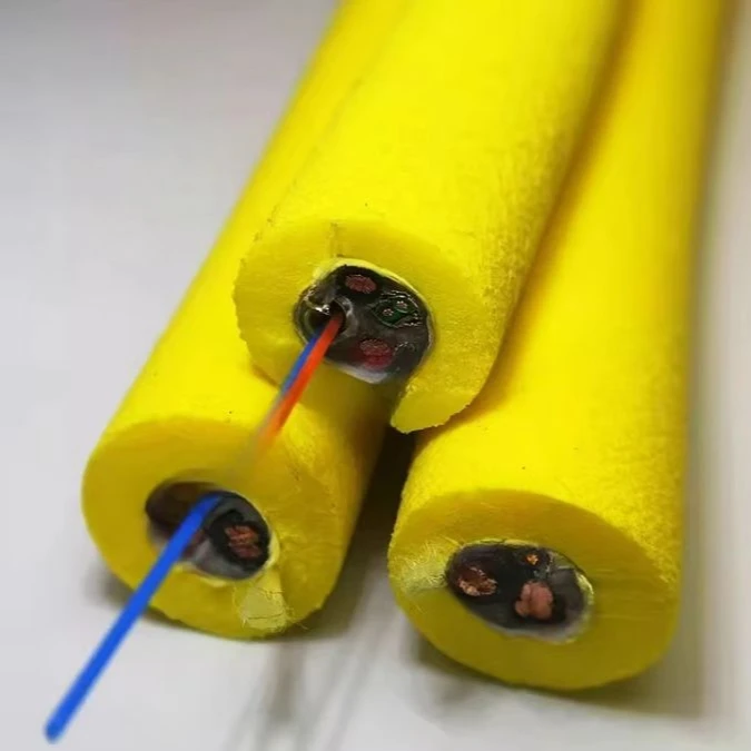 

Custom ROV-TPU Floating Cable Zero Buoyancy & Special Flexible Stranded Conductor for Underwater Robots Polyethylene Insulation