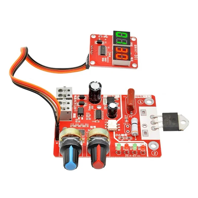 1PCS 40A/100A Spot Welding Machine Control Board Welder AC 110V 220V to 9V Transformer Controller Board Time Current