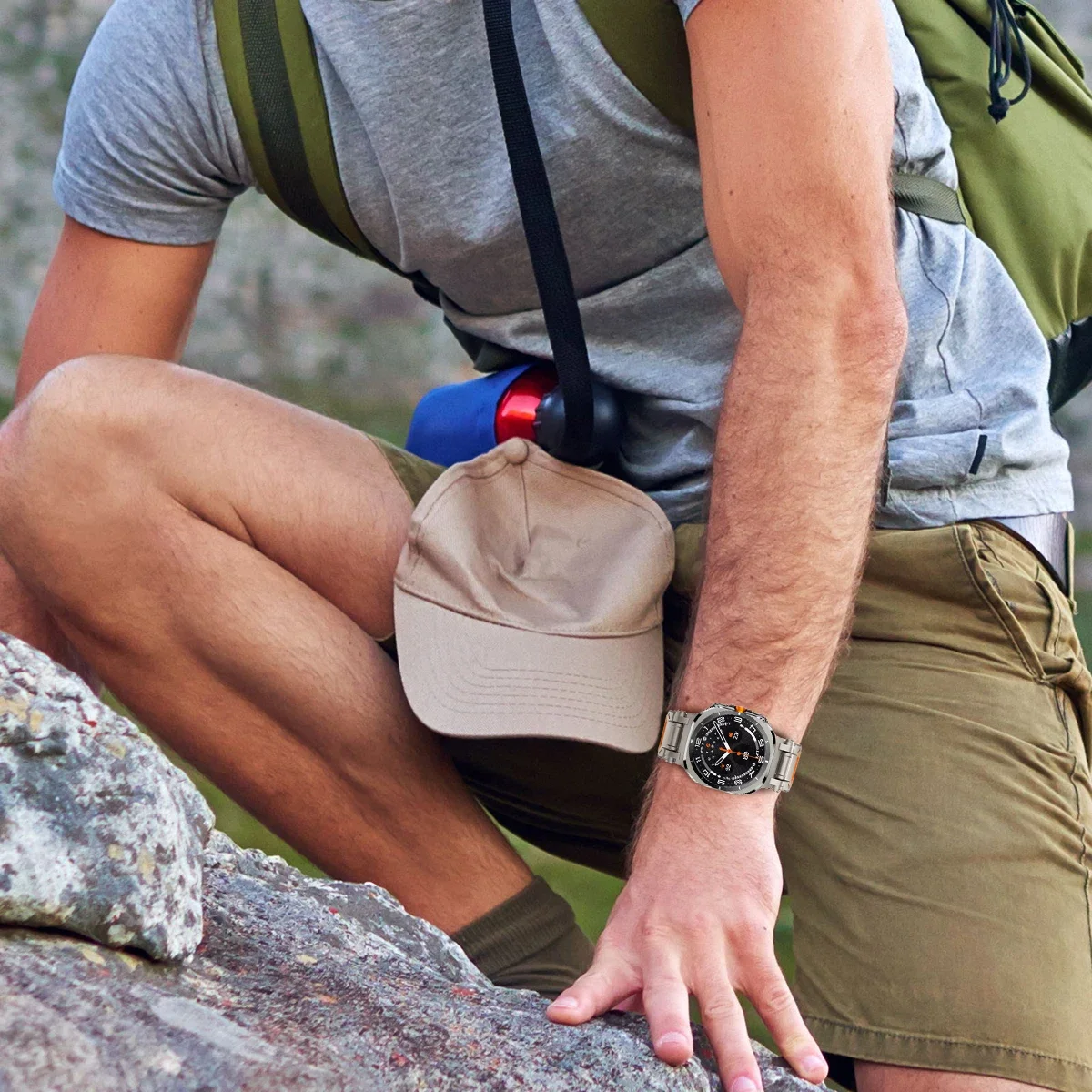 Esportes tpu faixas de borracha para samsung galaxy ultra 47mm pulseira de silicone macio para samsung galaxy 7ultra 47mm sem lacunas pulseira correa