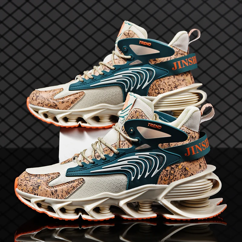 

Men's Basketball Shoes Breathable Cushioning Non-Slip Wearable Runing Shoes Gym Training Athletic Basketball Sneakers for Women