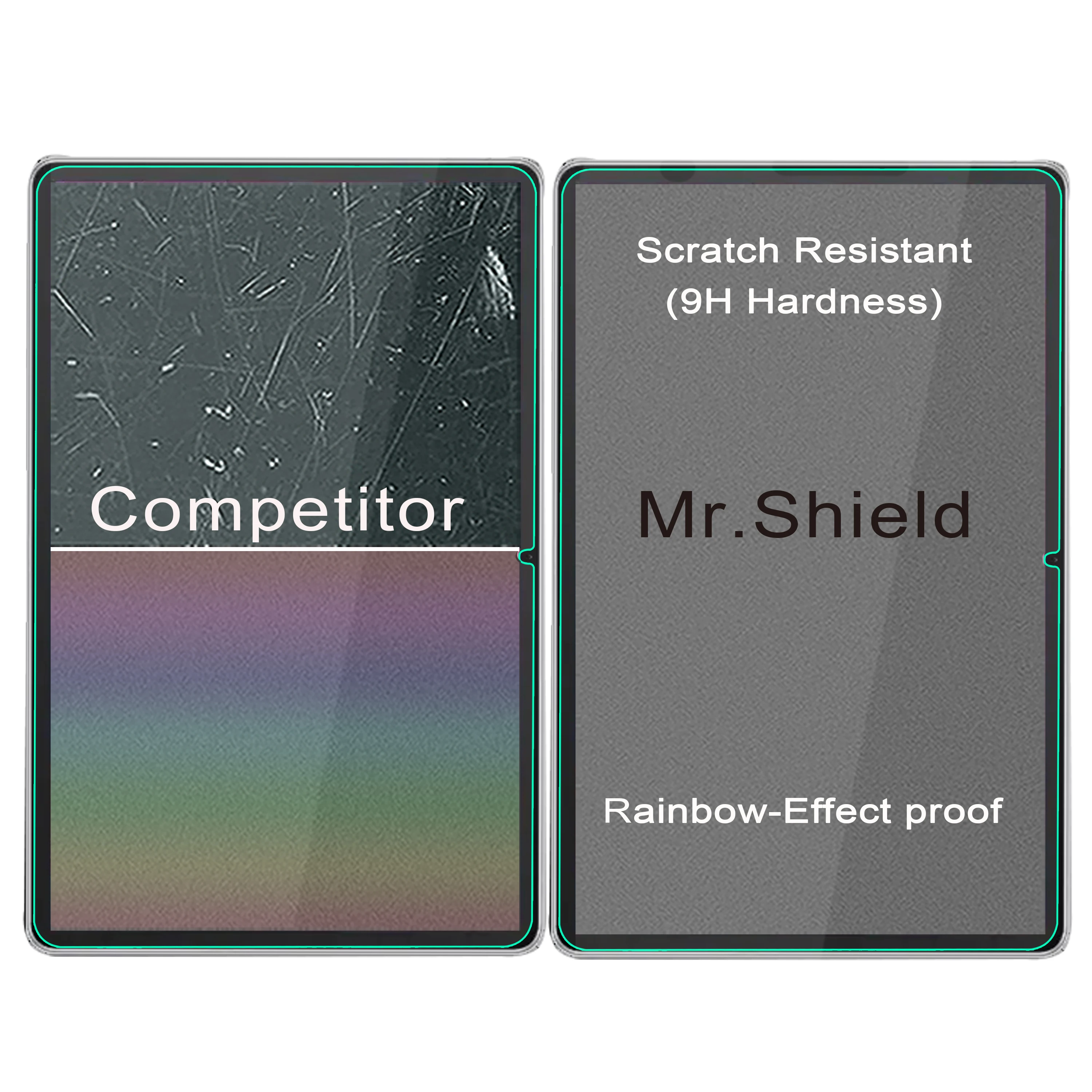 Mr.Shield [2-Pack] Screen Protector For HUAWEI MateBook E Go 12 Inch [Tempered Glass] [Japan Glass with 9H Hardness]