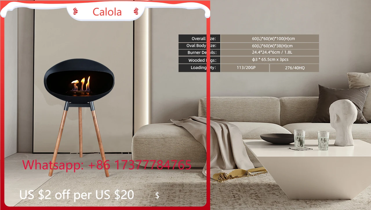 Chimenea de Bioetanol 2023, Diseño de Chimenea de Alta Calidad