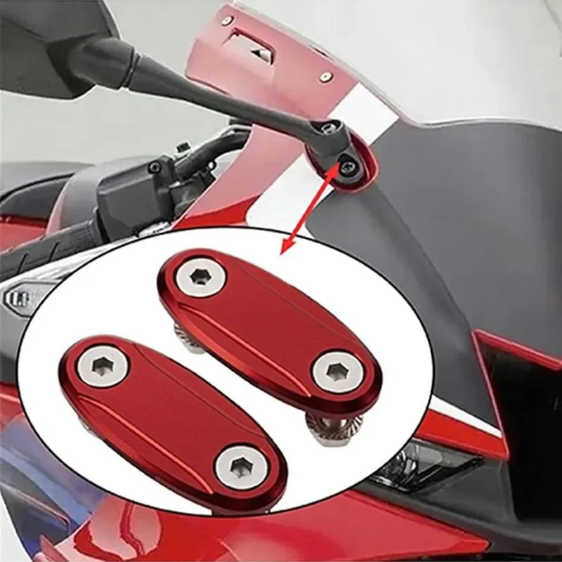 

Suitable for Honda CBR600RR/900RR/1000RR Rearview Mirror Decorative Cover Mirror Size, Accesorios Para Moto