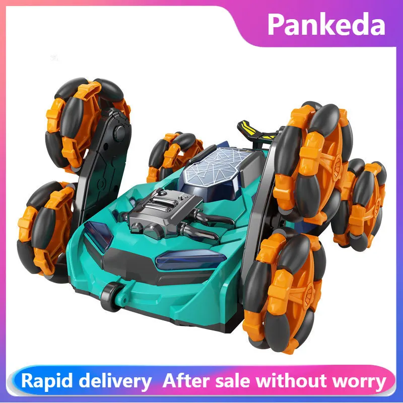 

New WT2021B Remote Control Car Morphing Six-Wheeled RC Off-Road Climbing Stunt Four-Wheel Drive Spray Drift Racing Car Toys Gift
