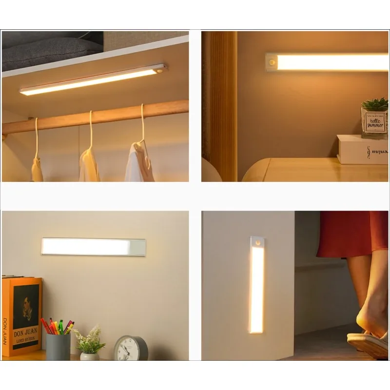 PIR Motion Sensor Led Lights Battery Light For Home Portable Indoor Lighting Bulbs Tubes
