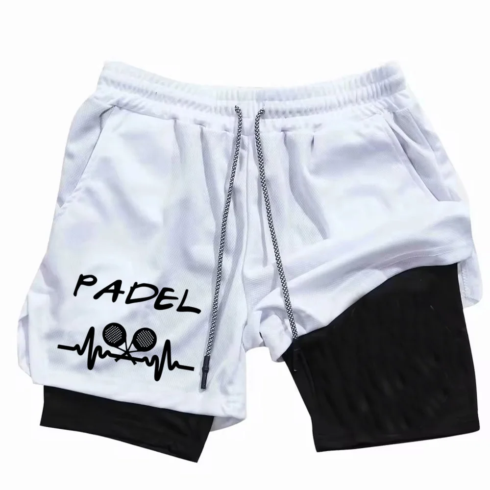

Padel shorts gym running Training Anime 2 in 1 Sports Summer Athletic Jogging hombre