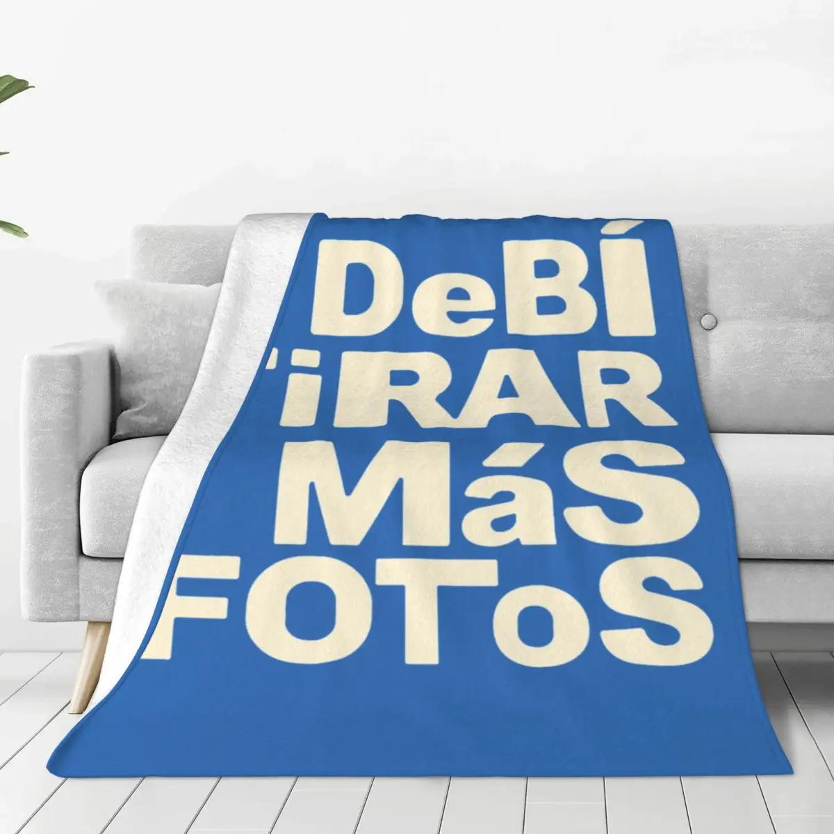 Debi Tirar Mas Fotos Bads Bunnys DtMF Blankets Fleece Spring Autumn Ultra-Soft Throw Blankets for Sofa Travel Plush Thin Quilt