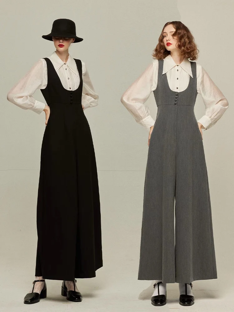 ชุดสูทลำลองเอวสูง Luy Charm รุ่น Under the Pillow สำหรับผู้หญิง ผ้าผสมโพลีเอสเตอร์ วิสโคส และสแปนเด็กซ์