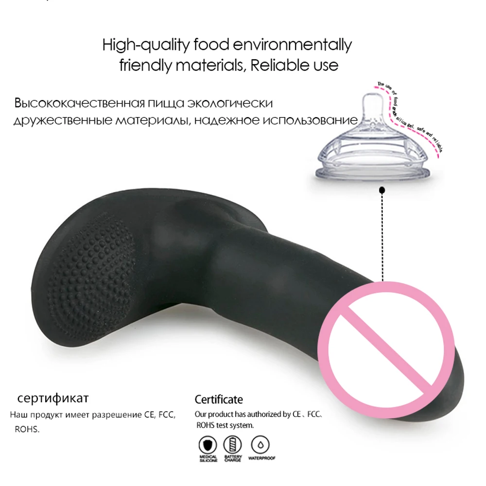 Anal Plug Vibrator G Spot Clitoris Stimualtion Anal Butt Plug Vibrator Powerful Motors Prostate Massager Sex Toys For Men/Women