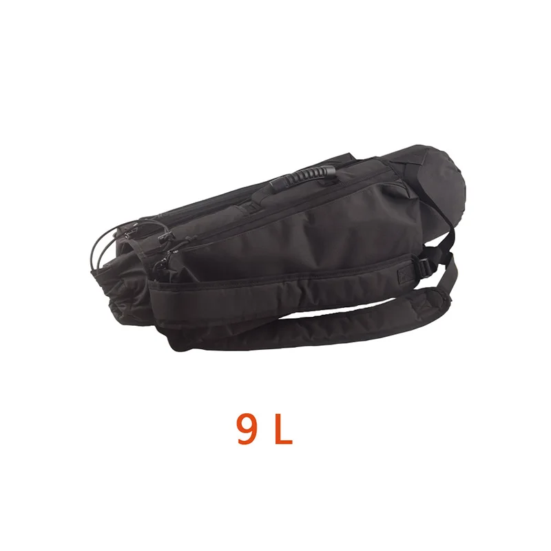 HPA 6.8L 9L Koolstofvezel Cilindertas PCP Zwart Luchttank Zachte Beschermende Paintball CO2 Max Accessoires Voor Duikuitrusting
