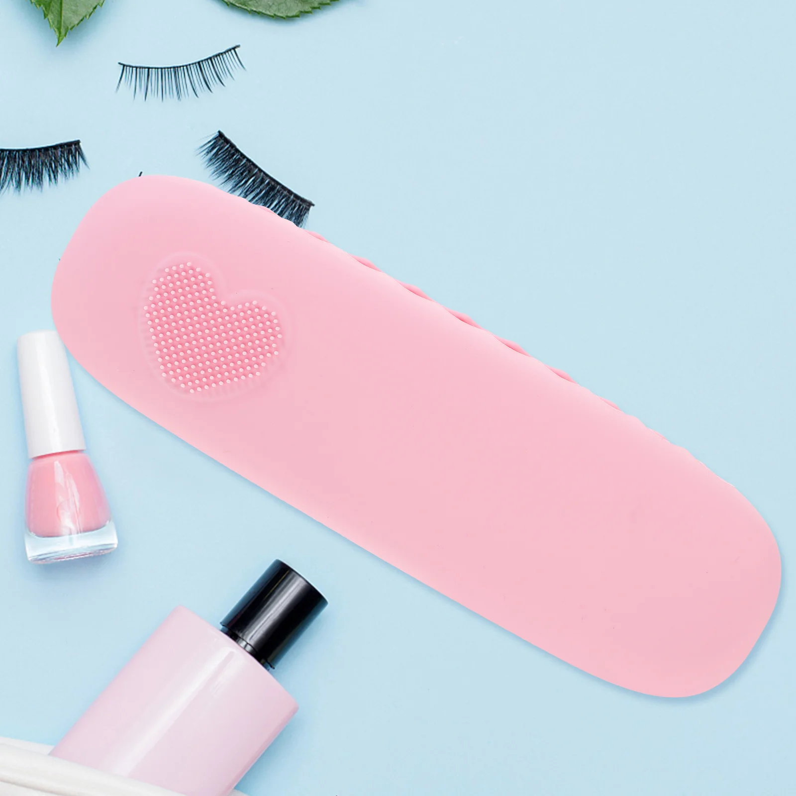 2 個のシリコンブラシバッグポータブルメイクブラシオーガナイザートラベルツール収納ポーチトラベルメイクツールバッグ