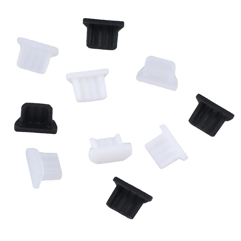 10pcs Universal Micro-USB Dust Plug Charger Port Cover Cap Female Jack Interface