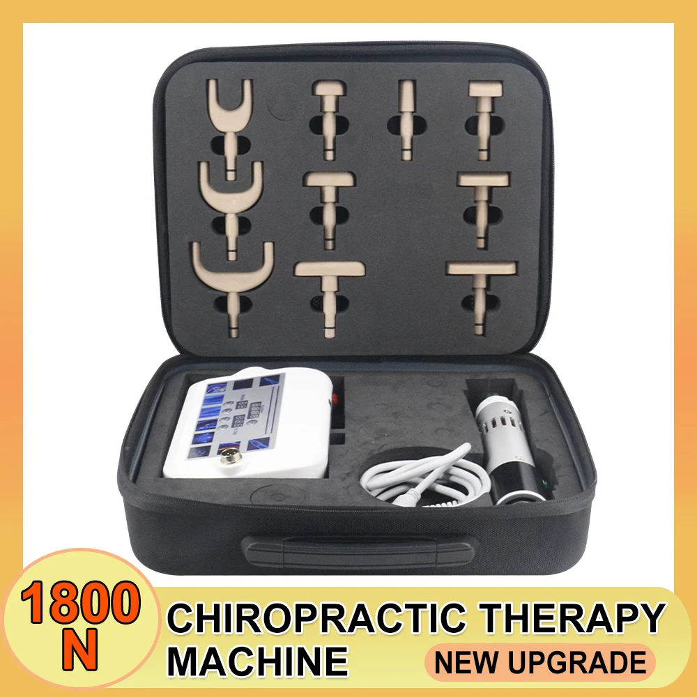 New Chiropractic Therapy Machine With 10Heads Electric Chiropractic Correction Massager Pain Relief 1800N Spinal Adjustment Tool