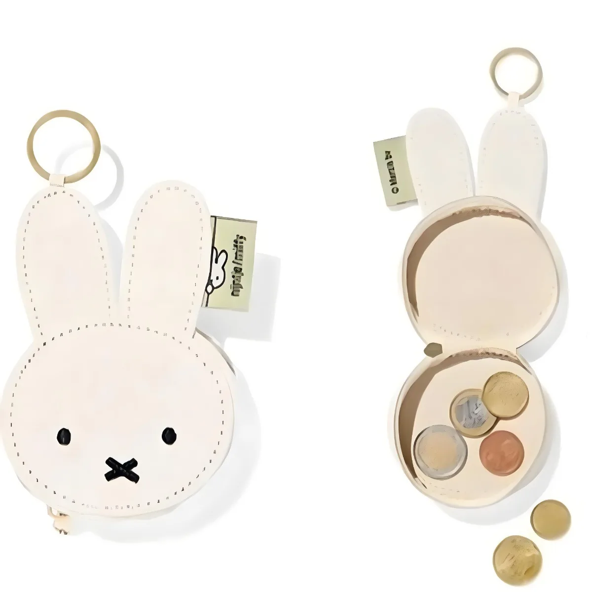 Kawaii Miiffy أرنب لطيف بوريس دمية دب المفاتيح محفظة نسائية للعملات المعدنية سماعة حقيبة الكرتون أنيمي بناتي القلب المدرسية هدية #5