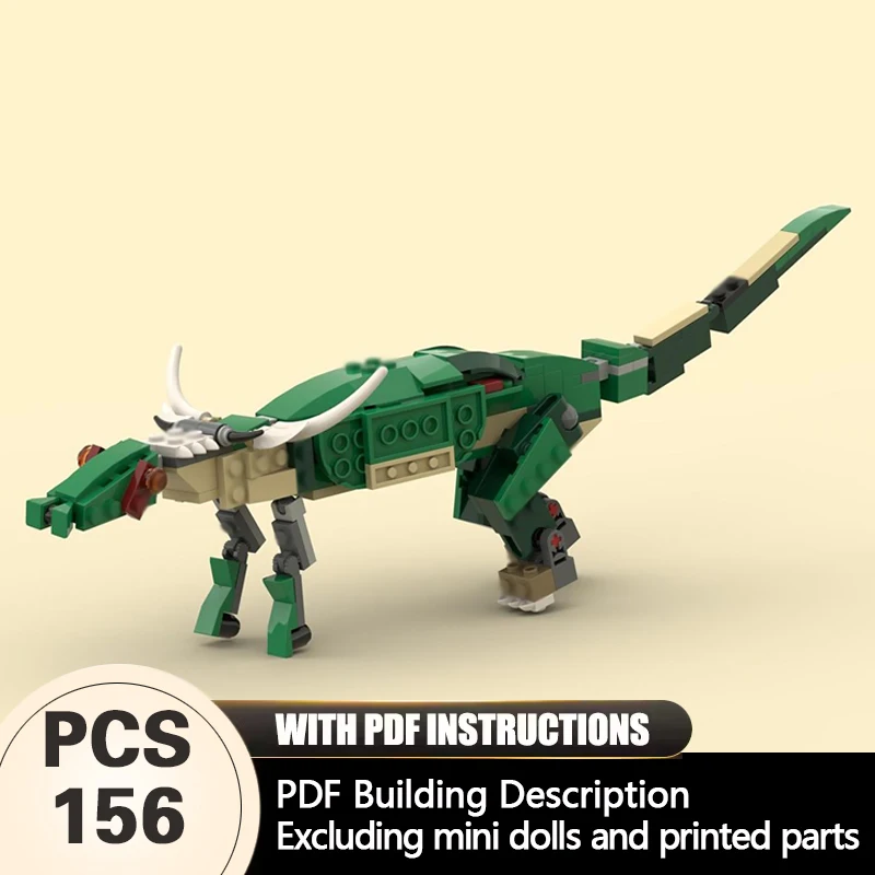 

Creators Animal Series Model MOC Building Bricks Desmatosuchus Modular Technology Gifts Holiday Assemble Children Toys Suit