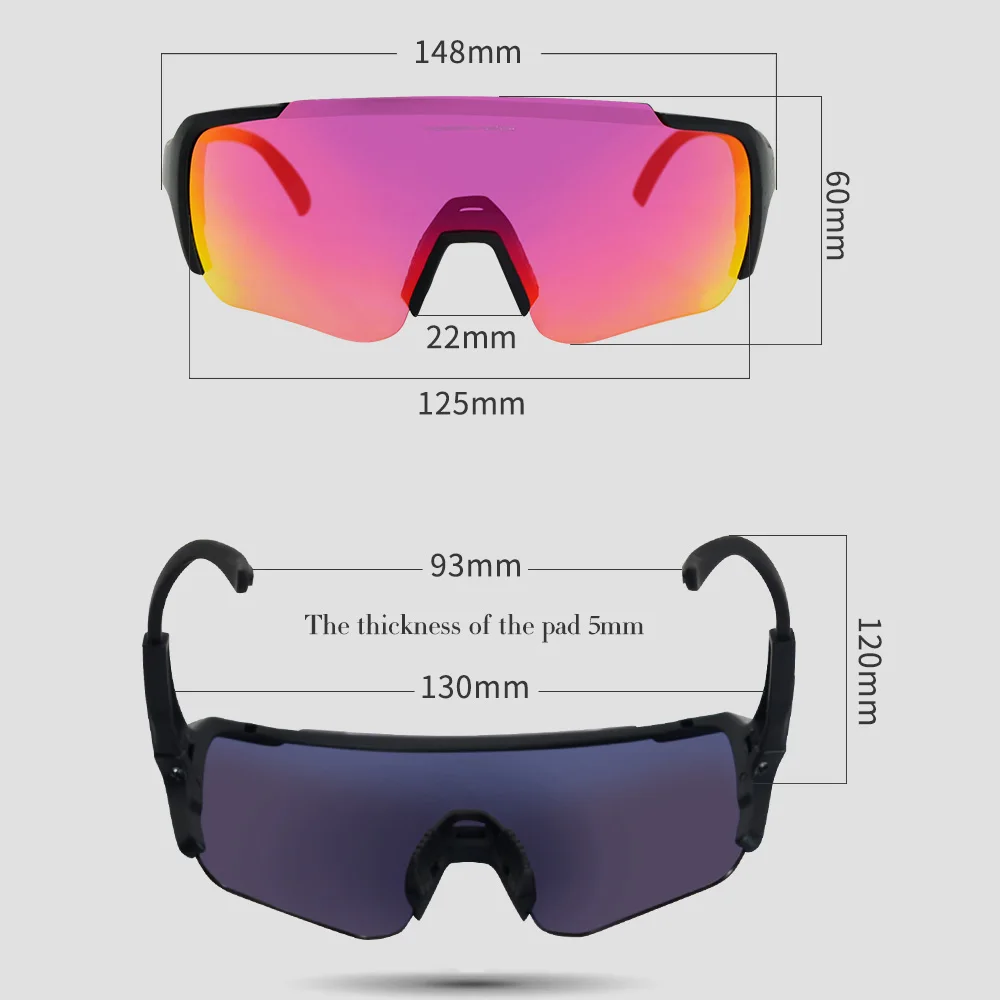 Kapvoe Outdoor Cycling Sunglasses Bicycle Cycling Glasses MTB Road Driving Bike Eyewear Women Man Sports Hiking UV400 Goggles