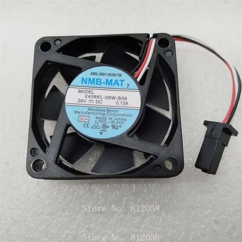 

Новый вентилятор охлаждения для NMB 2406VL-05W-B59 24V 0.13A с разъемом Fanuc