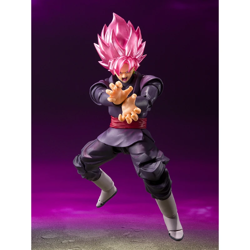 Disponibile Bandai SHFiguarts SHF Dragon Ball Super Saiyan Rose Goku Nero Anime Action Figure Toy Regalo Modello Collezione Hobby