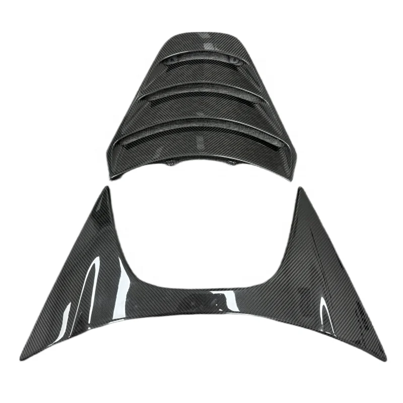 

For Mclaren 720s Coupe Dry Carbon Fiber Rear Hood Trunk Air Intake Flow Vent Scoop Cover