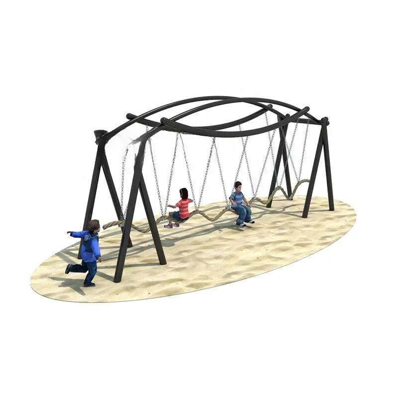 

New type of outdoor swing combination playground equipment