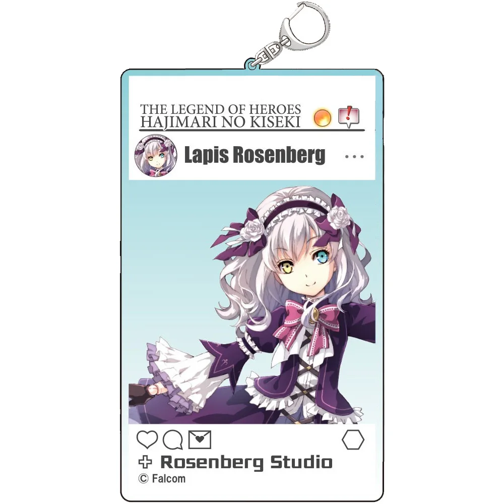 Anime Store The Legend of Heroes Trails into Reverie Lapis Altina SNS Acrylic Keychain Pendant Ornamen Fans Charm Gifts About6cm