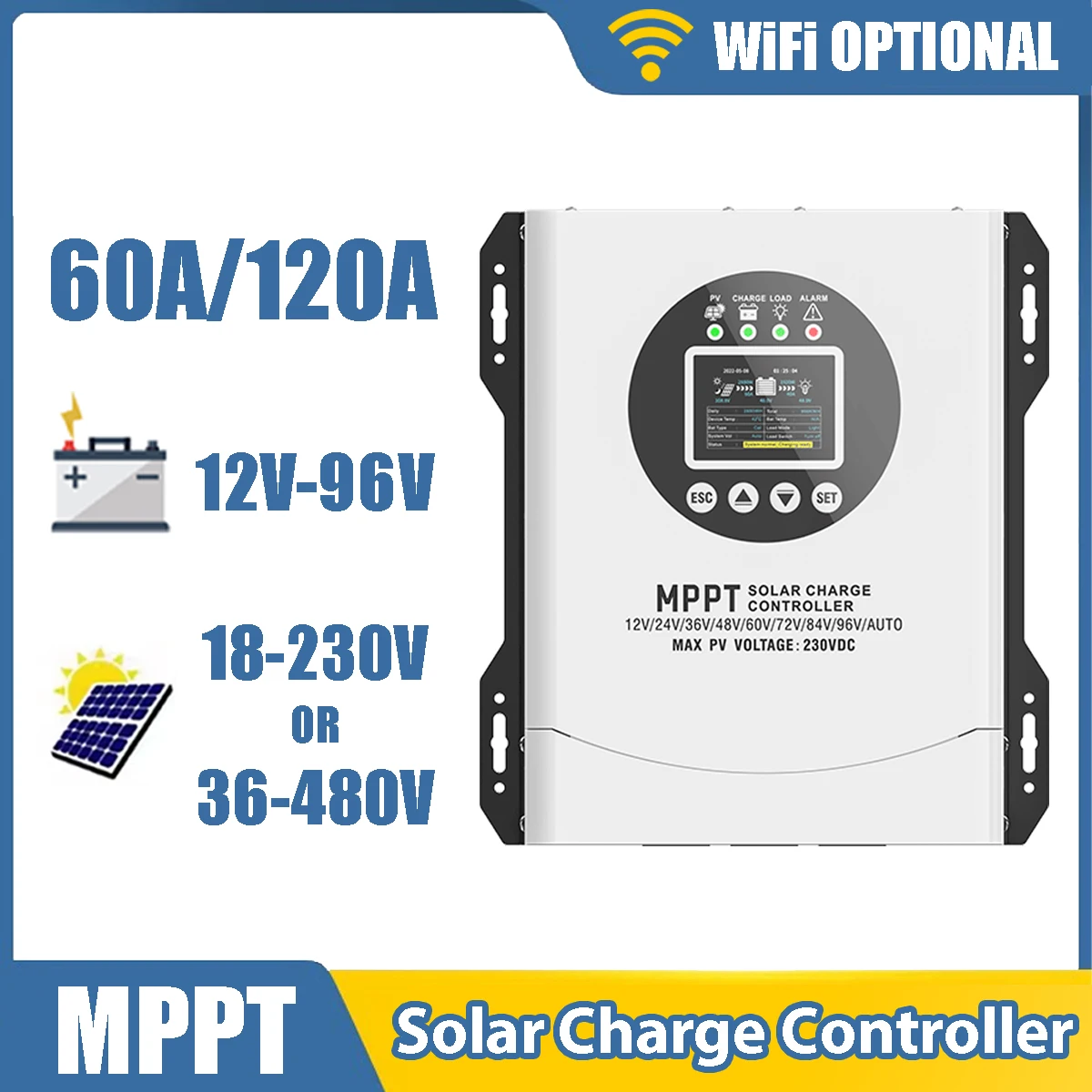 60A 120A Mppt Solar…