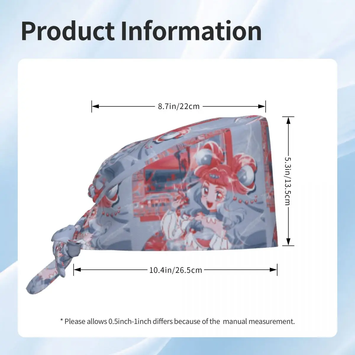 مخصص جميلة C-علاج قبعة العمل القبعات الجراحية النساء الرجال الحلو الملاك غرفة العمليات قبعة قبعة التمريض مختبر يعمل قبعة #5