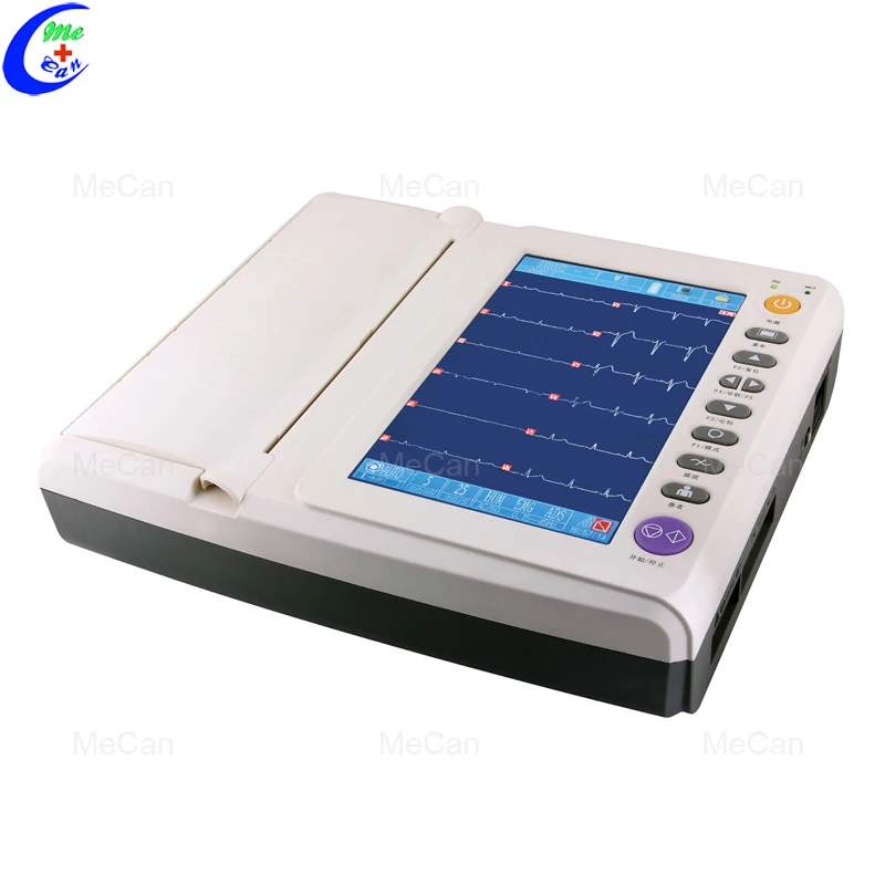 Portable Mobile Wireless 12 Channel 12 Lead Digital ECG Machine