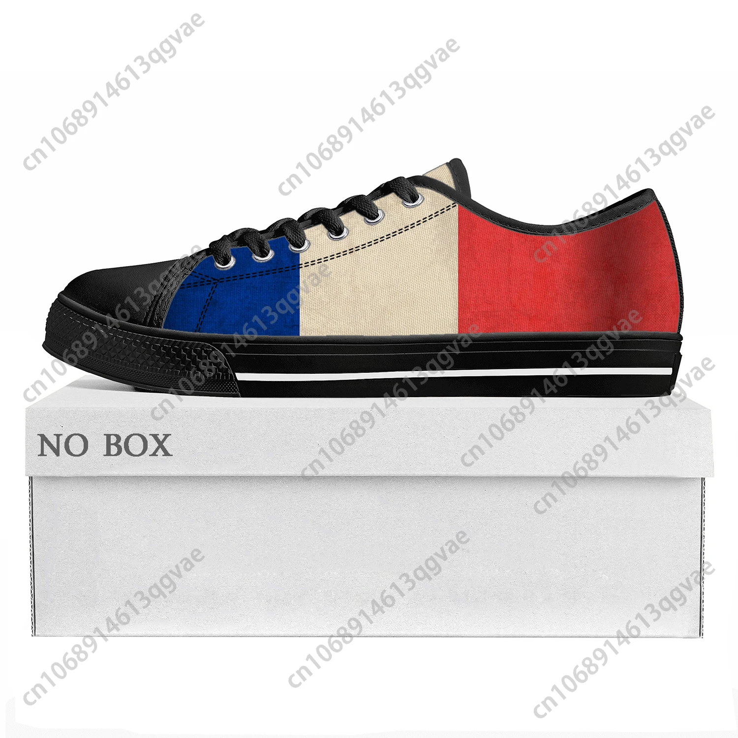 French Flag Low Top High Quality Sneakers Mens Womens Teenager Canvas Sneaker France Prode Casual Couple Shoes Custom Shoe