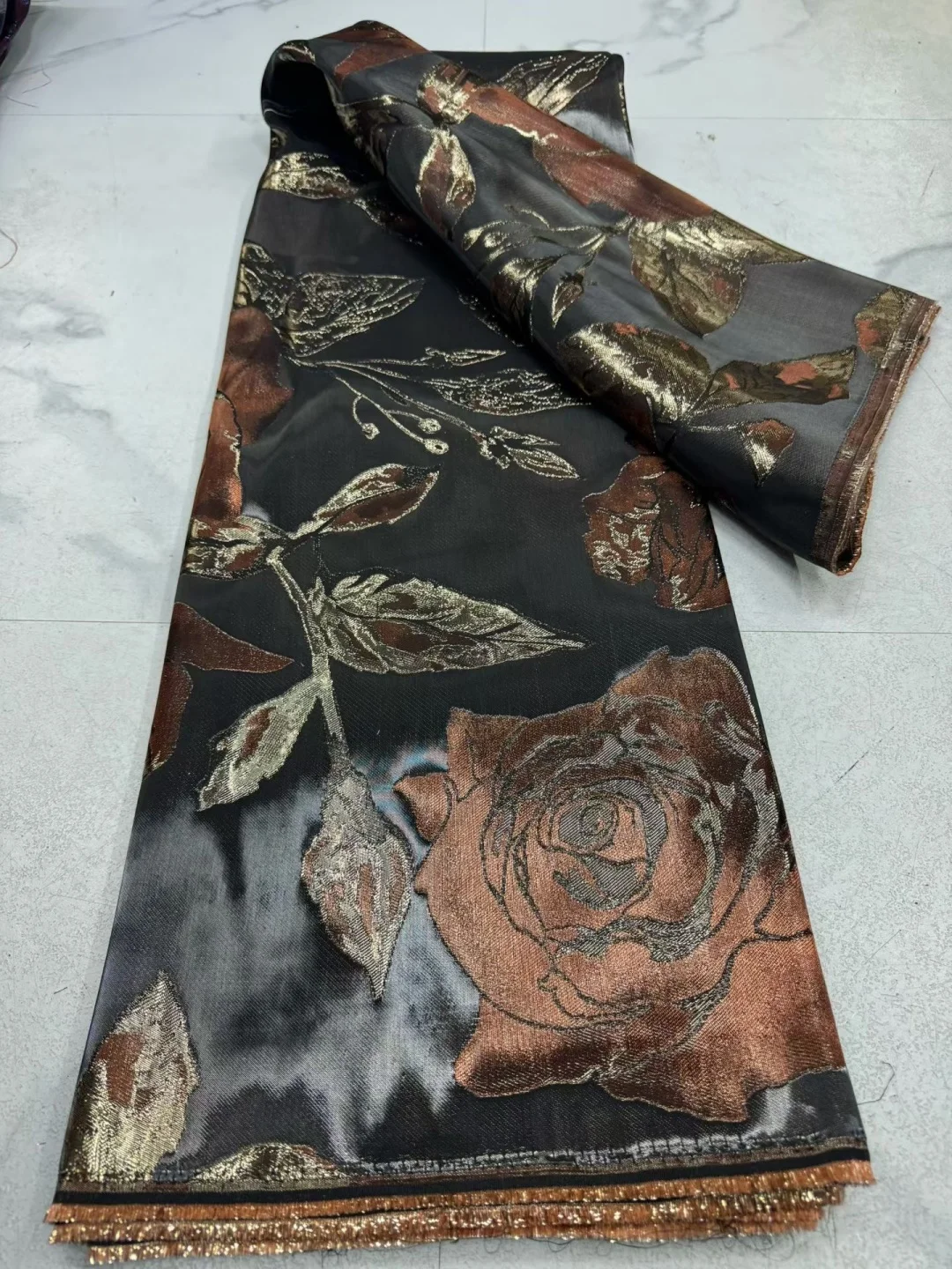

2026 Latest African Nigerian Tulle Lace Fabric High-Quality Jacquard Organza Embroidery for Party Prom Dresses Design