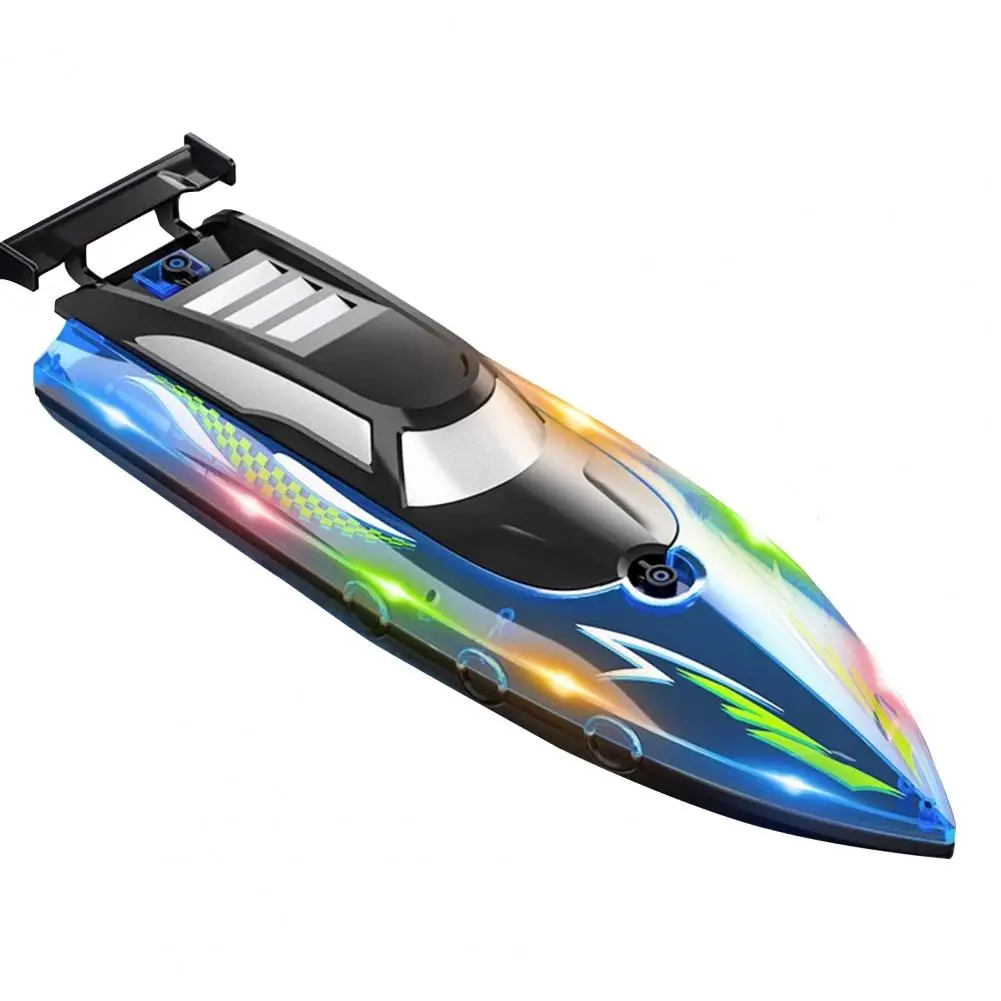 Colorful Led Boat Led Light Speedboat Electric Remote Control Boat with Colorful Led Lights for Outdoor Activities for Kids