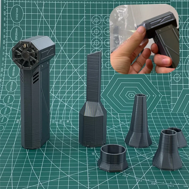 X11A Mini Turbo Jet Fan Turbo Fan 110,000 RPM Powerful Blower Vacuum Cleaner With High Speed Duct Fan(Deluxe Kit) Easy Install