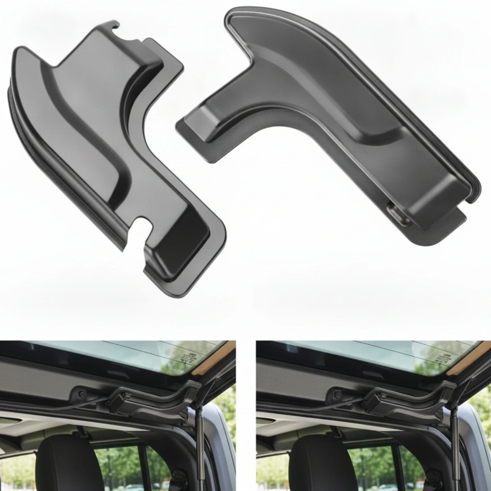 Rear Window Cable Cover Molded Defroster Wire Cover Trim Piece Matte Low-Profile for Car Owners