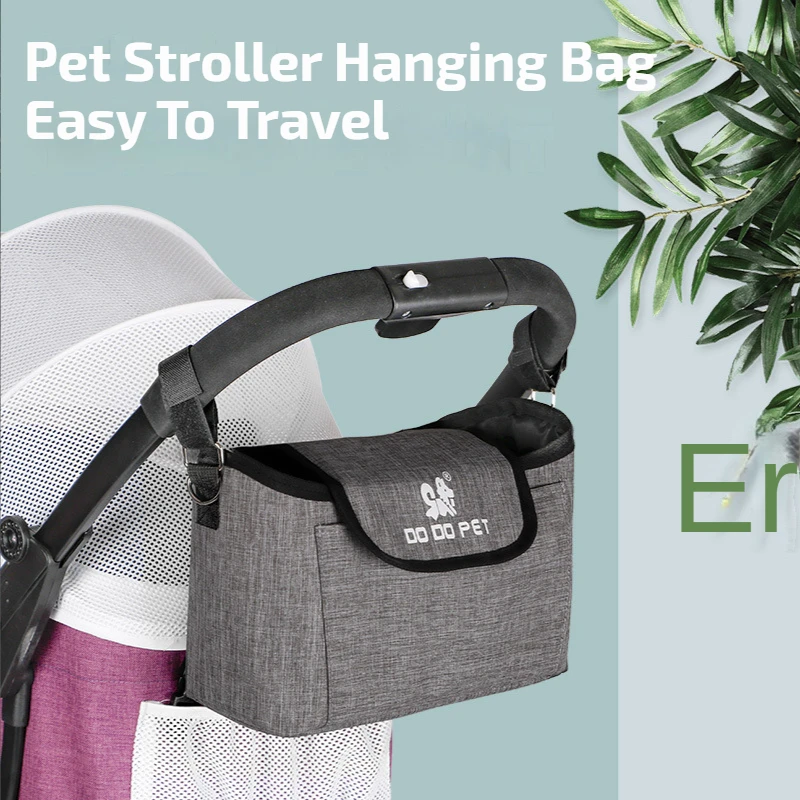 

Multi-Functional Protable Pet Dog Stroller Hanging Bag Oxford Cloth Hook Storage Cart Bag Pet Carrier Stroller Cart Accessories