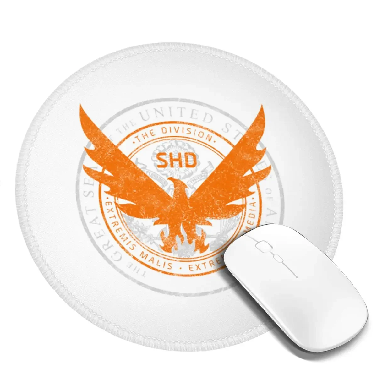 The Division  Shd Strategic Homeland Division Round Mouse Pad Computer Keyboard Mouse Mat Gamer PC Desk Mat