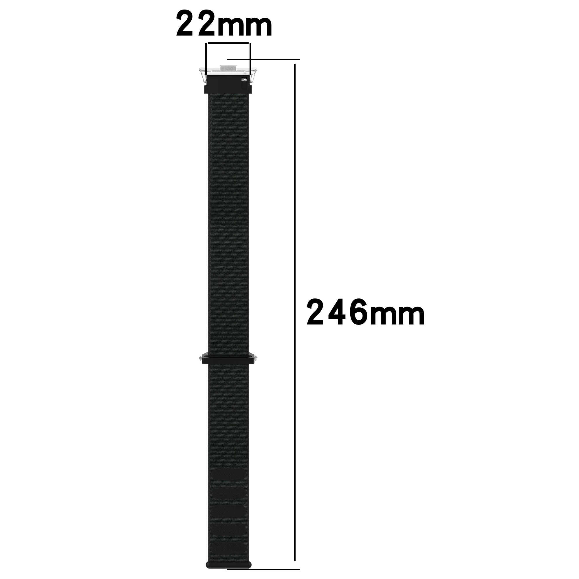 Redmi Watch 4 용 나일론 루프 스트랩 Xiaomi Mi band 8 Pro 금속 커넥터 스트랩 액세서리 용 스마트 시계 팔찌 시계 밴드