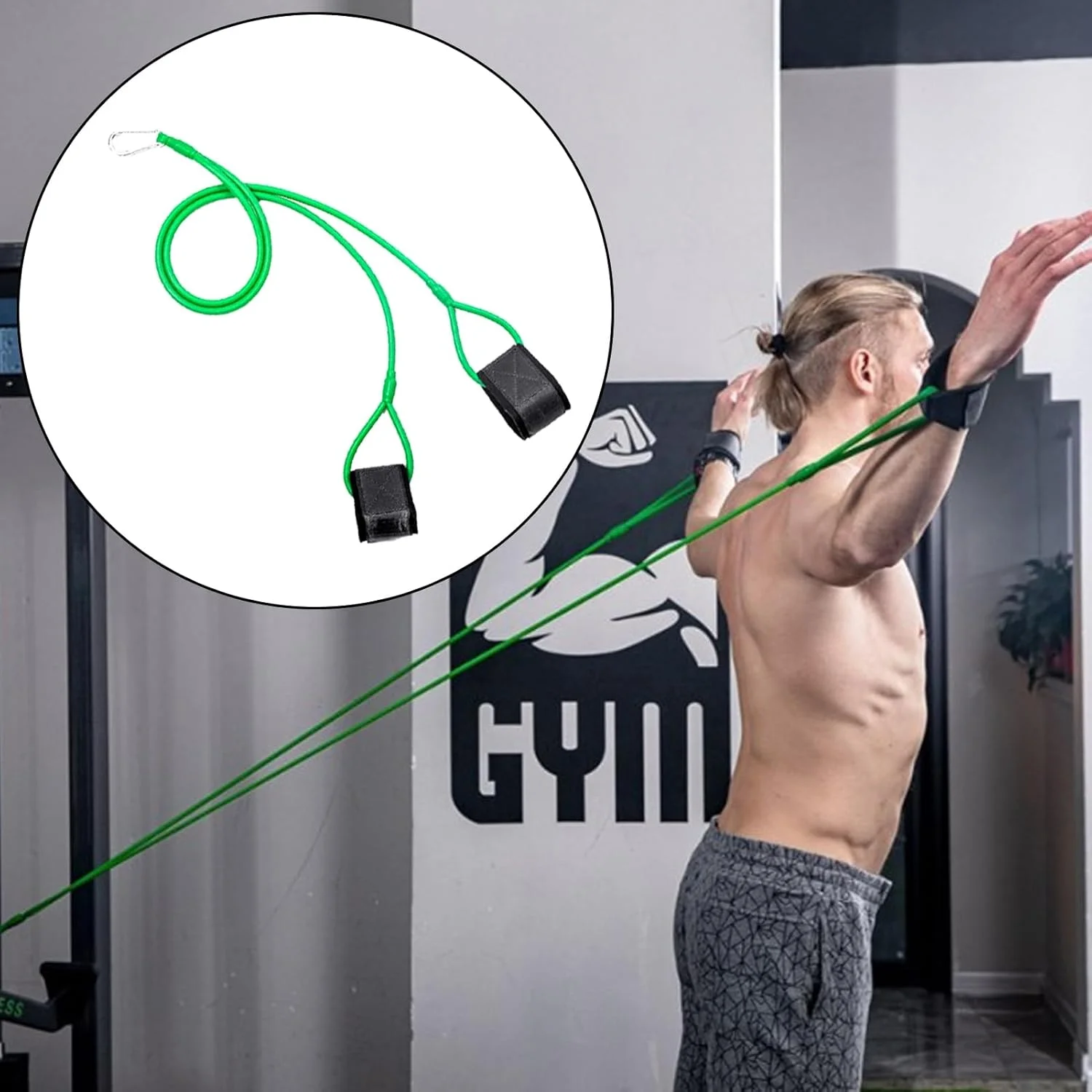 

Durable Resistance Band Gym Tension Band Baseball Throwing Pitching Training Elastic Strap Arm Trainer Rope Fitness Equipment
