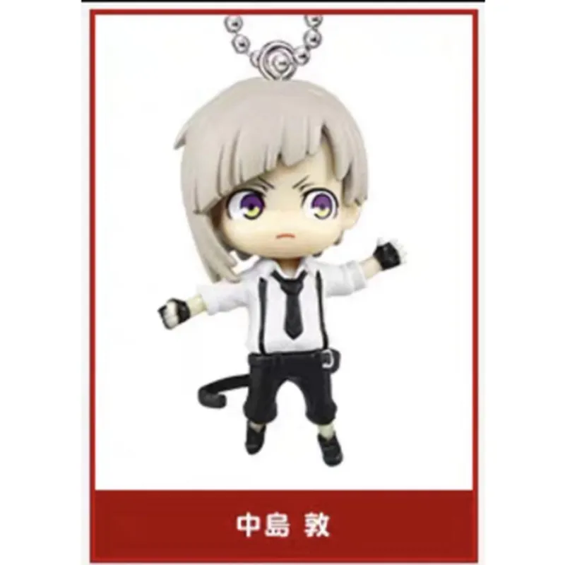 Action Capsule Toys Figures Anime Bungou Stray Dogs Dazai Nakajima Nakahara Chuuya Nakahara Cartoon Pendant Children\'s Gift Toys