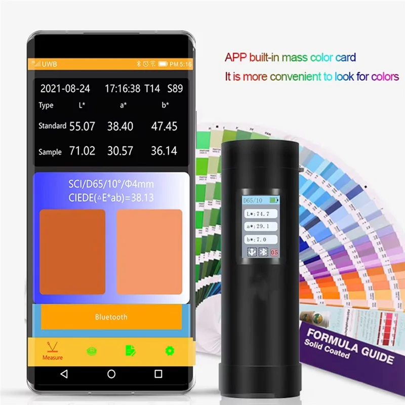 

AT82-Color Difference Detector CR4501 Portable Color Difference Tool For Industrial Color Difference Detector