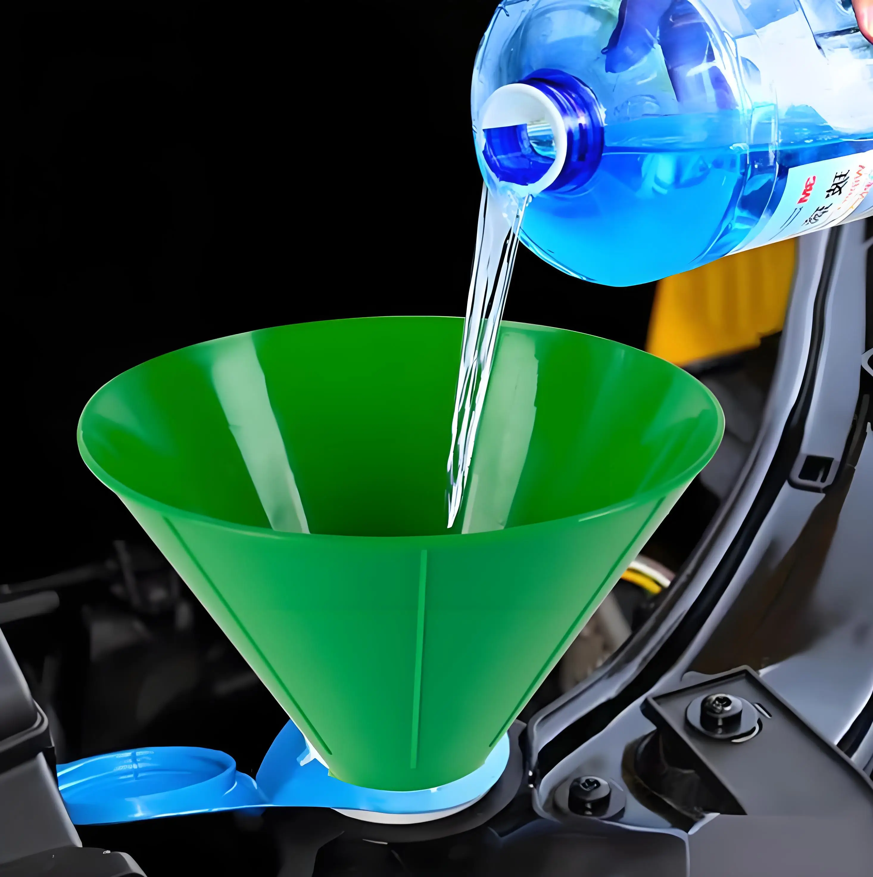 Multifunctional Car Magic Ice Scraper Snow Remover Oil Funnel Window Windshield Defroster Shovel Car Winter Cleaning Supplies